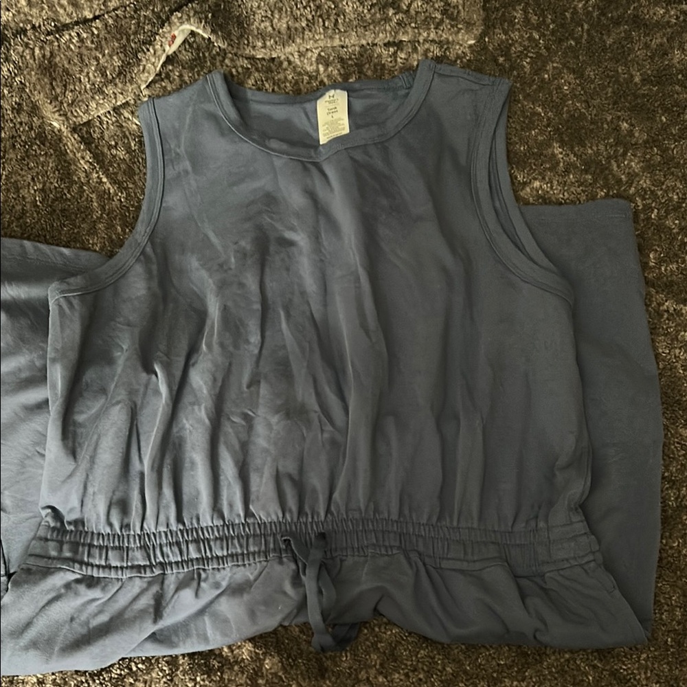 Sleeveless Blue tank dress